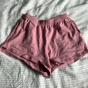 Revolve pink shorts